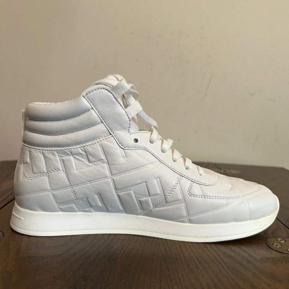 Fendi Sneakers‎ High-Top White Womens 37/7